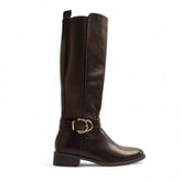 Europeon Union Women Brown Leather Boot #3196